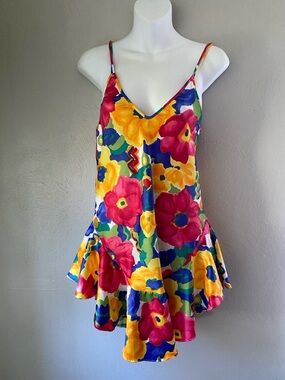 Cinema Etoile Floral Multicolor Dress - Small